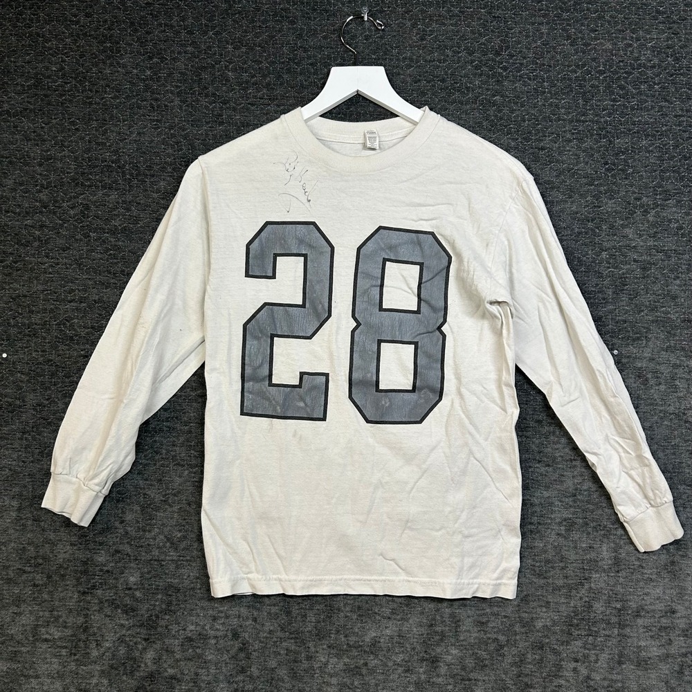 Las Vegas Raiders Josh Jacobs #28 Alstyle Apparel Shirt Men's White - Small